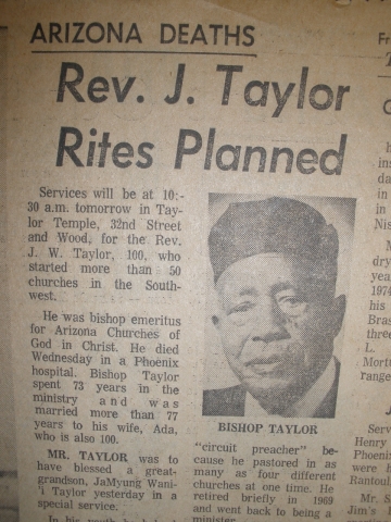 Bishop J. Taylor